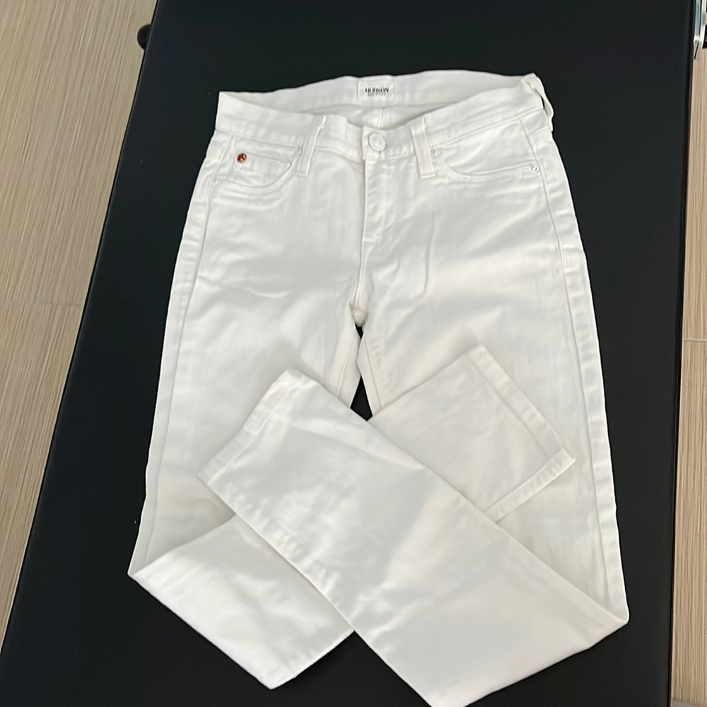 Hudson Jeans Women's Skinny Jeans in White